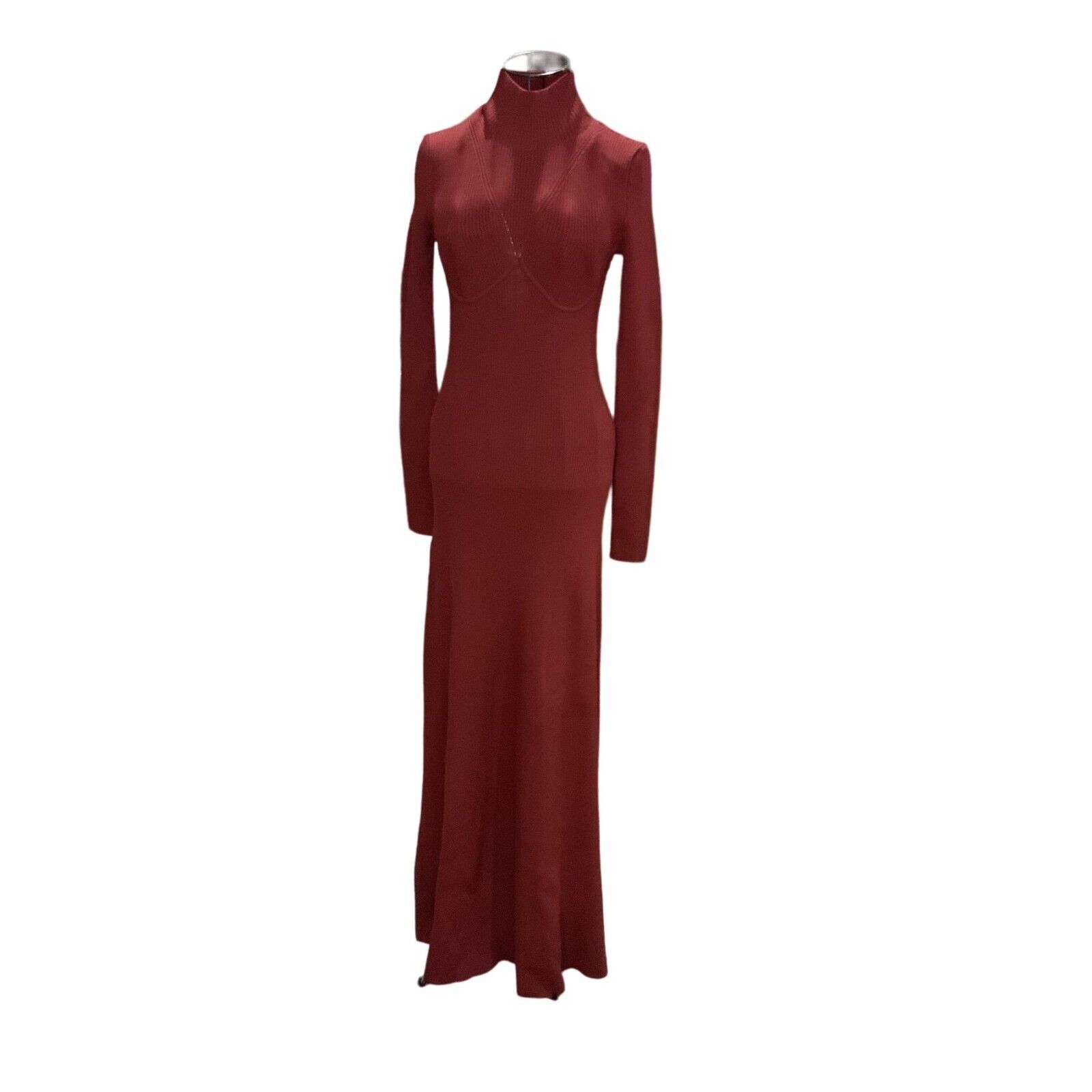 Staud Obsidian Dress Red Sample Piece Size S
